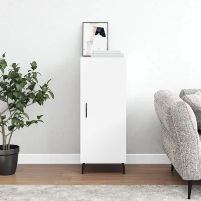 Produktbild von The Living Store Sideboard Weiß 34,5x34x90 cm Holzwerkstoff