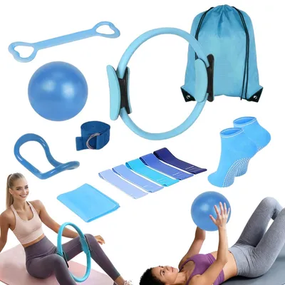 Image de Kit de Pilates de 13 pièces pour l'entraînement à domicile