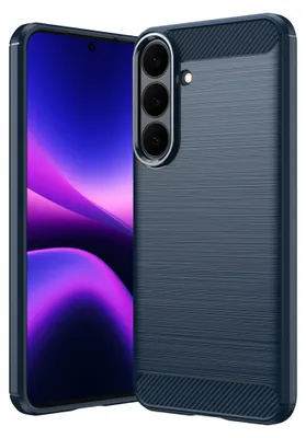 Produktbild von Handyhülle Silikon für Samsung Galaxy S26 FE Carbon Design Schutz Stoßfest TPU