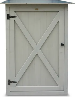 Produktbild von HABAU Gartenschrank "Benno", mit zwei Regalböden, 76 x 56 x 117 cm