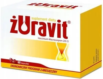 Produktbild von ŻURAVIT bei Harnwegsinfektionen 60 Kapseln
