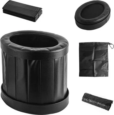Produktbild von Famanu Campingtoilet Faltbar - Tragbar für Outdoor Aktivitäten