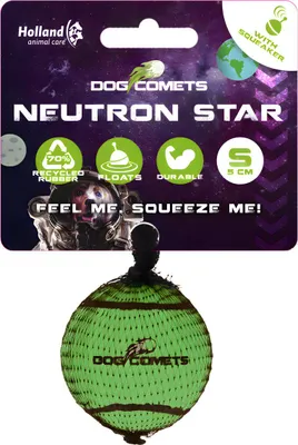Productafbeelding van Dog Comets, speelgoed voor honden, tron Star, kleur: groen, maat: S