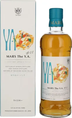 Produktbild von Mars The Y.A. Blended Malt Japanese Whisky # 01 52% Vol. 0,7l in Geschenkbox