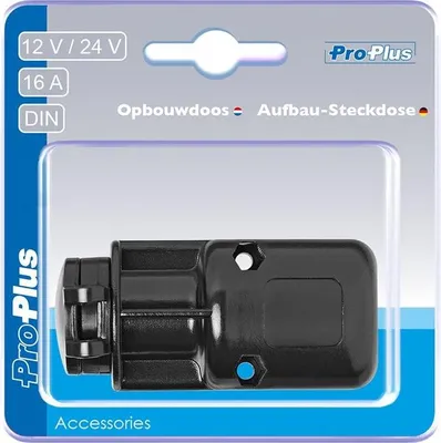 Obrázok produktu pre Zásuvka pre povrchovú montáž DIN 12V/24V-16A v blistri