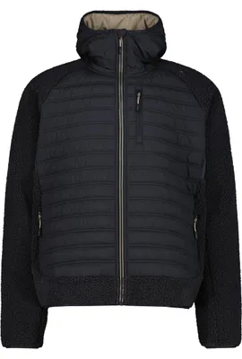 Produktbild von Cmp Man Jacket Hybrid Fix Hood Antracite Antracite 52