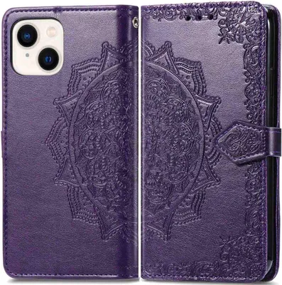 Image de imoshion Mandala Bookcase pour l'Apple iPhone 14 / 13 - Violet