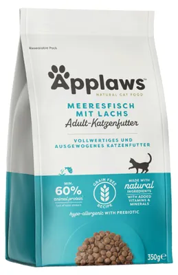 Image de Applaws Cat Dry Adulte Poisson Et Saumon 350Gr