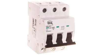 Image de Disjoncteur 3P B 40A 6kA AC KMB6-B40/3 23168