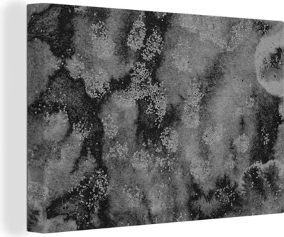 Produktbild von OneMillionCanvasses® - Leinwandbilder - 150x100 cm, Beton - Farbe - Schwarz, Wandbilder Kunstdruck Wanddekoration - Foto auf Leinwand - Gemälde auf Holzrahmen