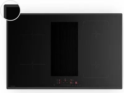 Image de Klarstein Velaire Plaque Induction Avec Hotte Intégrée - 4 Zones, 8400W Boost, Curseur Tactile, Minuterie, Détection Casseroles, Verrouillage Enfant, 80cm, Plaque Cuisson Hotte Intégrée