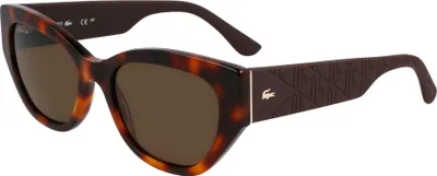 Zdjęcie produktu dla Okulary przeciwsłoneczne damskie Lacoste L6047S N Havana 54/19/145