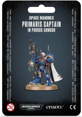 Produktbild von Warhammer 40.000 Space Marines Primaris Captain in Phobos Armour