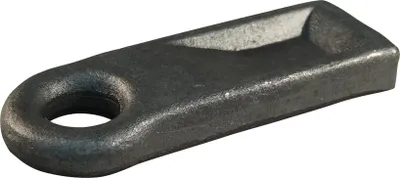 Flache Zugöse, Vollmaterial 14000kg Ø50mm