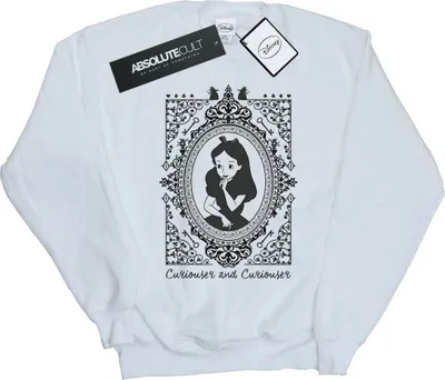 Produktbild von Disney - "Alice in Wonderland" Sweatshirt für Damen BI2591 (XL) (Weiß)