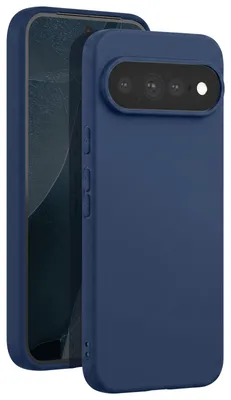 Immagine prodotto di Custodia in silicone resistente agli urti, oleorepellente, per Pixel 11 Pro XL, colore blu notte