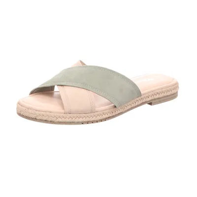 Produktbild von TAMARIS Damen-Pantolette-Grün-Beige, Farbe:grün, EU Größe:37