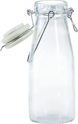 Produktbild von Retro Glasflasche Keramikverschluss Deko Ø8cm H24cm Vase