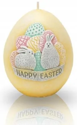 Produktbild von Bartek Candles Osterkerze Ei Verziert Hase