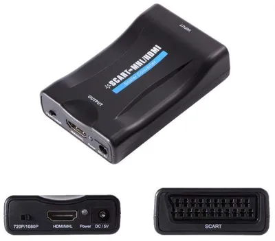 Produktbild von Hapena Scart zu HDMI 2451010002 Konverter,720/1080p,USB-powered