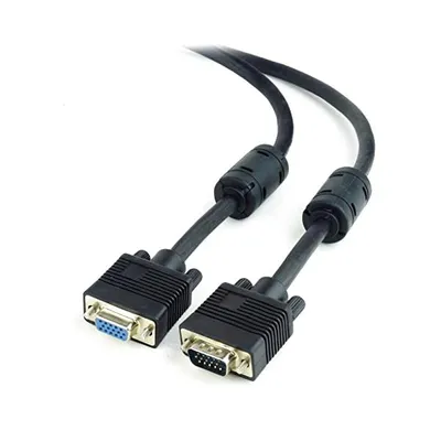 Produktbild von gembird VGA-Verlängerung HD15M/HD15F Kabel, 1,8 m, schw.