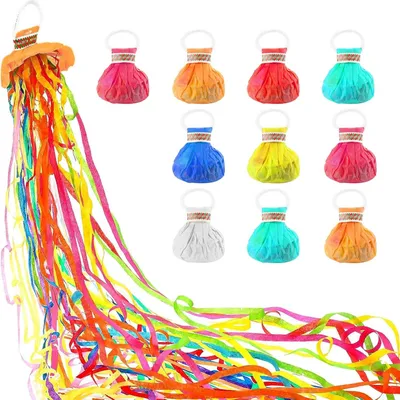 Produktbild von Luftschlangen Bombe,10Stk Luftschlangen Werfen,konfetti luftschlangen,luftschlangen geburtstag,party-popper konfetti luftschlangen,luftschlangen hochzeit zum werfen,Geburtstag,Neujahrsparty