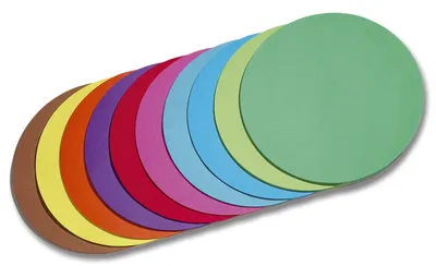 Produktbild von Folia - Folia Faltblätter Durchmesser 15 cm, Packung mit 500 Blatt