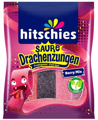 Produktbild von hitschies Saure Drachenzungen Berry Mix 125g