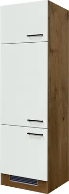 Produktbild von Geräteschrank für Kühlschrank - 60 cm breit - Magnolia Matt Lancelot Oak – Vintea