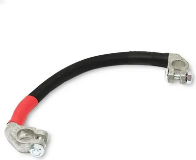 Produktbild von Batterie Kabel 50 x 250 mm mit 2 Polklemmen Solarkabel