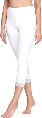 Image de Merry Style Leggings 3/4 pour femmes MS10-290(Blanc, L)
