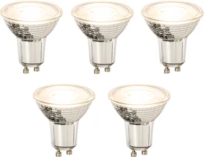 Produktbild von LUEDD Set mit 5 dimmbaren GU10 LED-Glühbirnen 8W 650lm 2700K