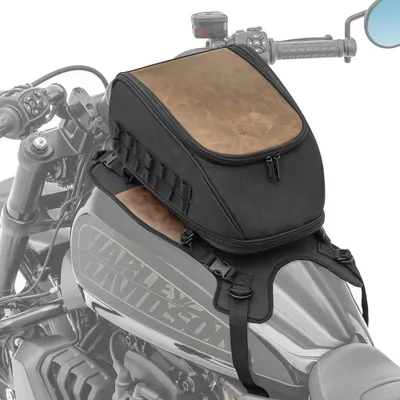Produktbild von Motorrad Vintage Tankrucksack 9-13L mit Befestigungsystem Base