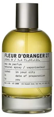 Zdjęcie produktu dla Le Labo, Fleur d’Oranger 27, EDP, unisex, 100 ml