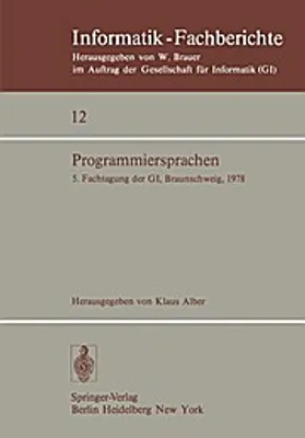 Produktbild von Programmiersprachen