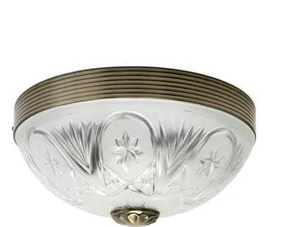 Obrázok produktu pre Plafónové sklo 32 cm E27 2x60W hnedé okrúhle Annabella 8638 Rabalux