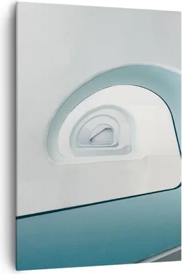 Produktbild von Bild auf Leinwand - Leinwandbild - Einteilig - Dreidimensional Modern Spirale - 70x100cm - Wand Bild - Wandbilder - Leinwanddruck - Wanddekoration - Leinwand bilder - Wandbild - PA70x100-4693