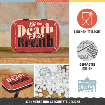 Zdjęcie produktu dla Nostalgic-Art - Pillendose - Śmierć w twoim oddechu