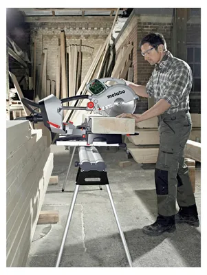 Produktbild von Kappsäge KGS 315 Plus Set, mit Maschinenständer KSU 401, Karton, 690971000