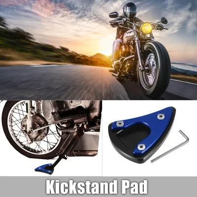 Image de 1 Ensemble de Plaque d'Extension de Béquille Latérale pour Moto pour Vespa Bleu