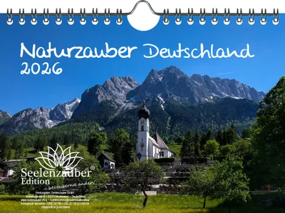 Produktbild von Naturzauber Deutschland DIN A5 Kalender für 2026 Natur Landschaft - Seelenzauber