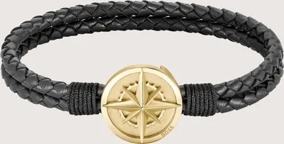 Produktbild von Fashion Lederarmband schwarz 1580491 - Lä nge: 19 cm