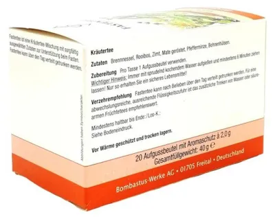 Immagine prodotto di Bombastus fasting tea per favorire il digiuno, 20 pz. Bustine filtro