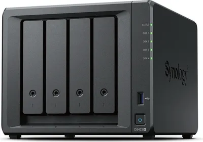 Produktbild von Synology DiskStation DS423, NAS, Realtek, RTD1619B, 2 GB, DDR4, 0 TB