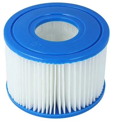 Produktbild von vhbw Filterkartusche Typ S1 kompatibel mit Intex PureSpa 28403E, 28443E, 28423E, 28453E, 28413E, 28407E, 28421E Pool - Ersatzfilter Blau Weiß