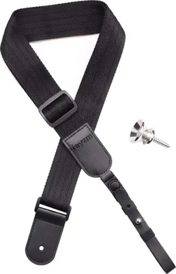 Produktbild von Verstellbarer Ukulele-Gurt aus rutschfestem Nylon - Weicher Schultergurt für Ukulele und kleine Gitarren