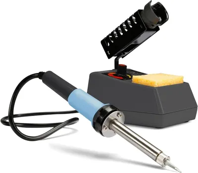 Produktbild von Lötstation - Lötkolben - Elektronikreparatur - Präzise Temperaturregelung - 50 Watt - Schwarz