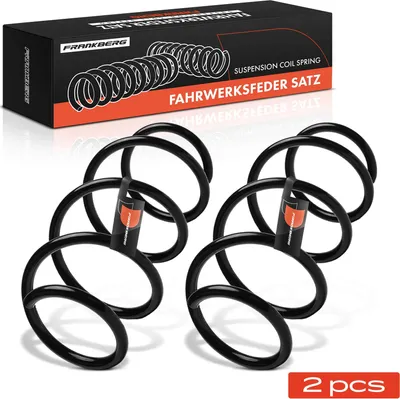 Image de Frankberg 2x ressorts de suspension essieu avant gauche droite pour Mercedes-Benz Classe A W176 Classe B W242 W246 2011-2018