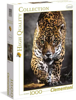 Produktbild von Clementoni 39326 - Puzzle - Jaguar (1000 Teile) Puzzel Großkatze