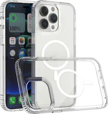 Produktbild von Mobigear Crystal Durchsichtig iPhone 14 Pro MagSafe Hülle Hardcase Backcover - Transparent